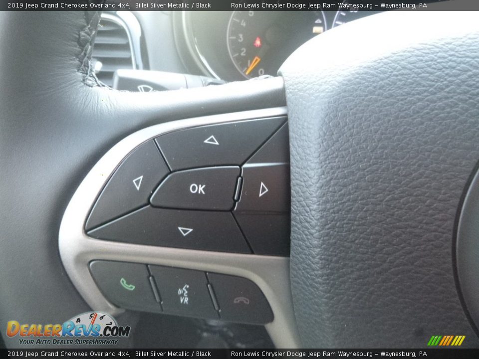 2019 Jeep Grand Cherokee Overland 4x4 Billet Silver Metallic / Black Photo #20