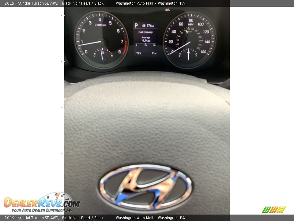 2019 Hyundai Tucson SE AWD Black Noir Pearl / Black Photo #31