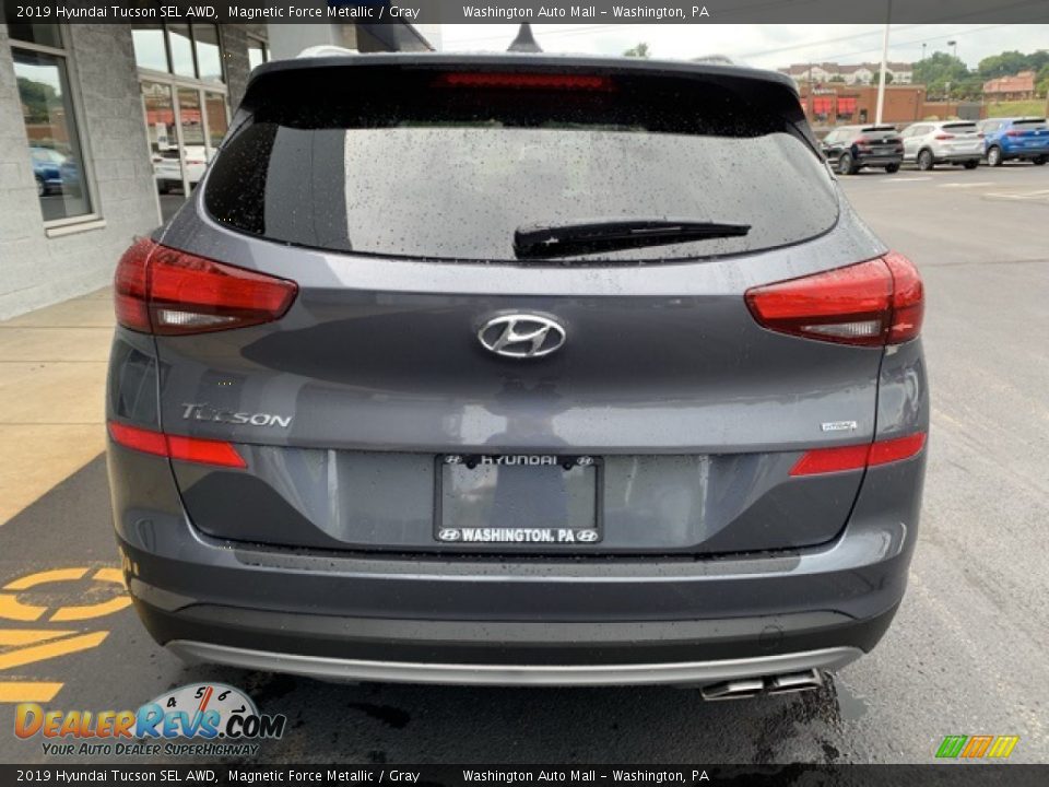2019 Hyundai Tucson SEL AWD Magnetic Force Metallic / Gray Photo #5