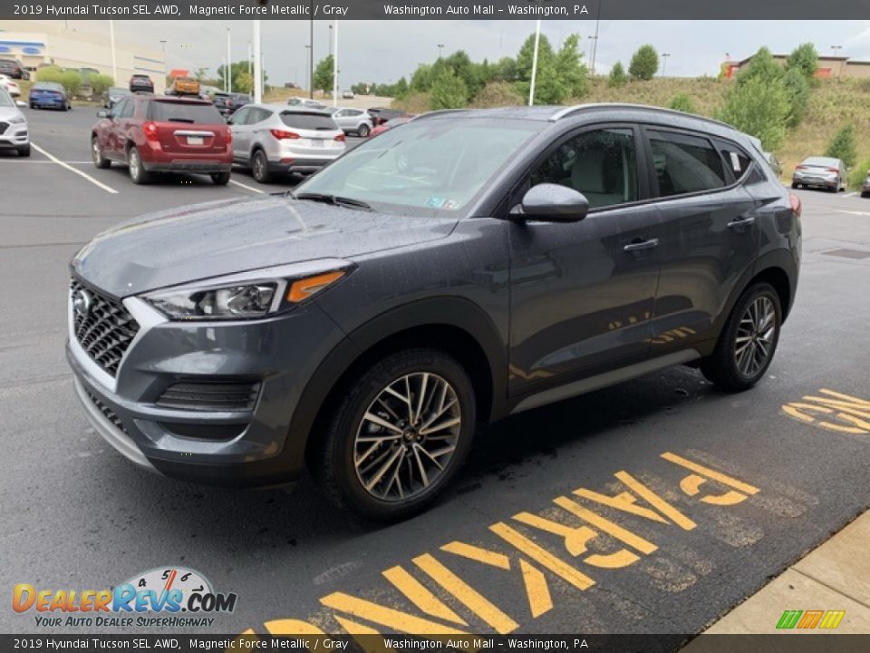 2019 Hyundai Tucson SEL AWD Magnetic Force Metallic / Gray Photo #7