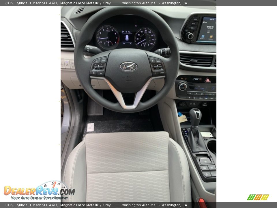 2019 Hyundai Tucson SEL AWD Magnetic Force Metallic / Gray Photo #14