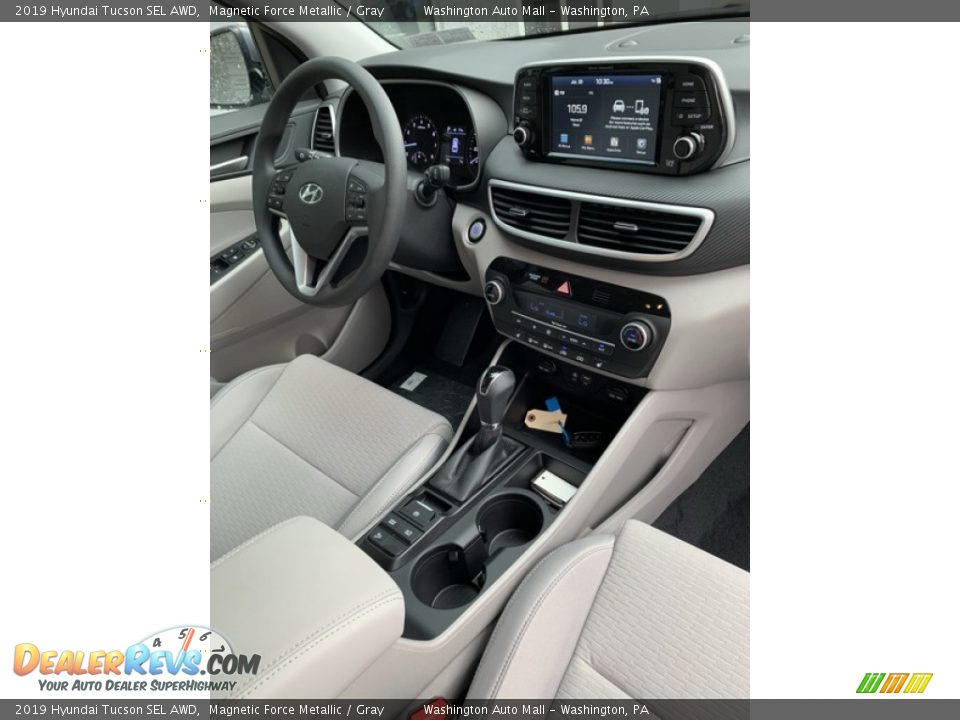 2019 Hyundai Tucson SEL AWD Magnetic Force Metallic / Gray Photo #29