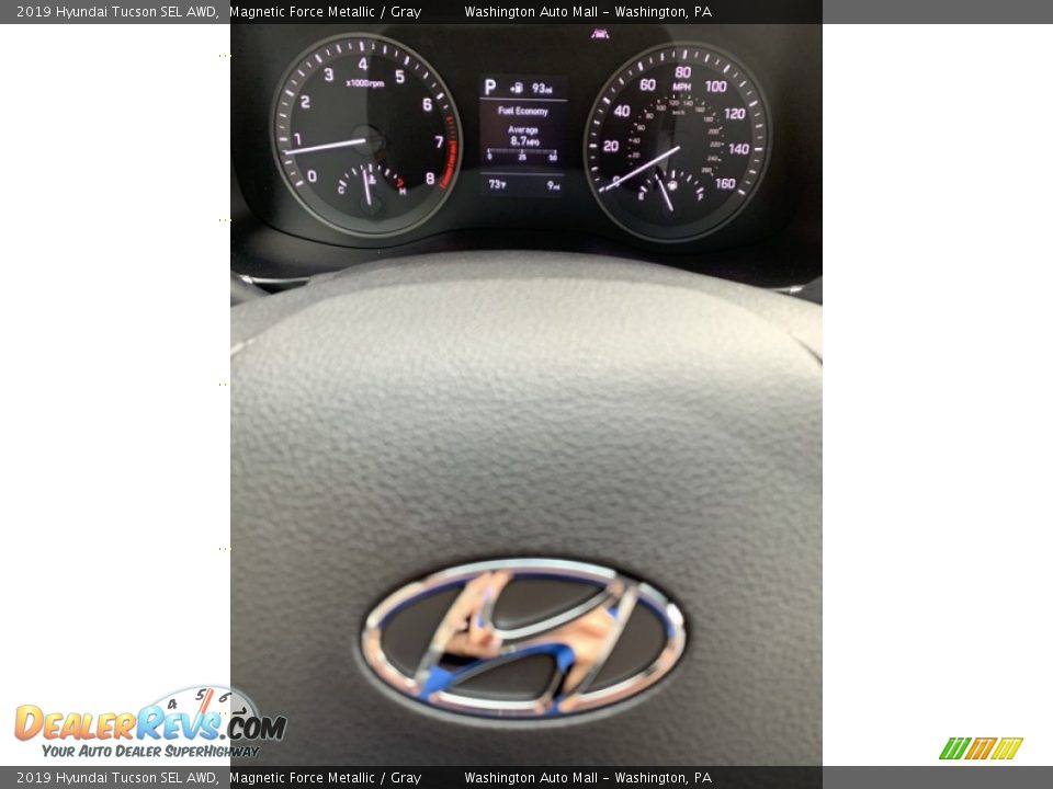 2019 Hyundai Tucson SEL AWD Magnetic Force Metallic / Gray Photo #31
