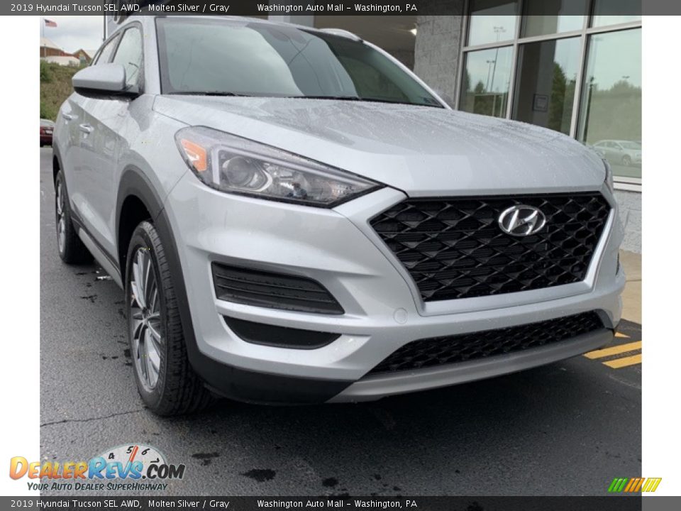 2019 Hyundai Tucson SEL AWD Molten Silver / Gray Photo #1