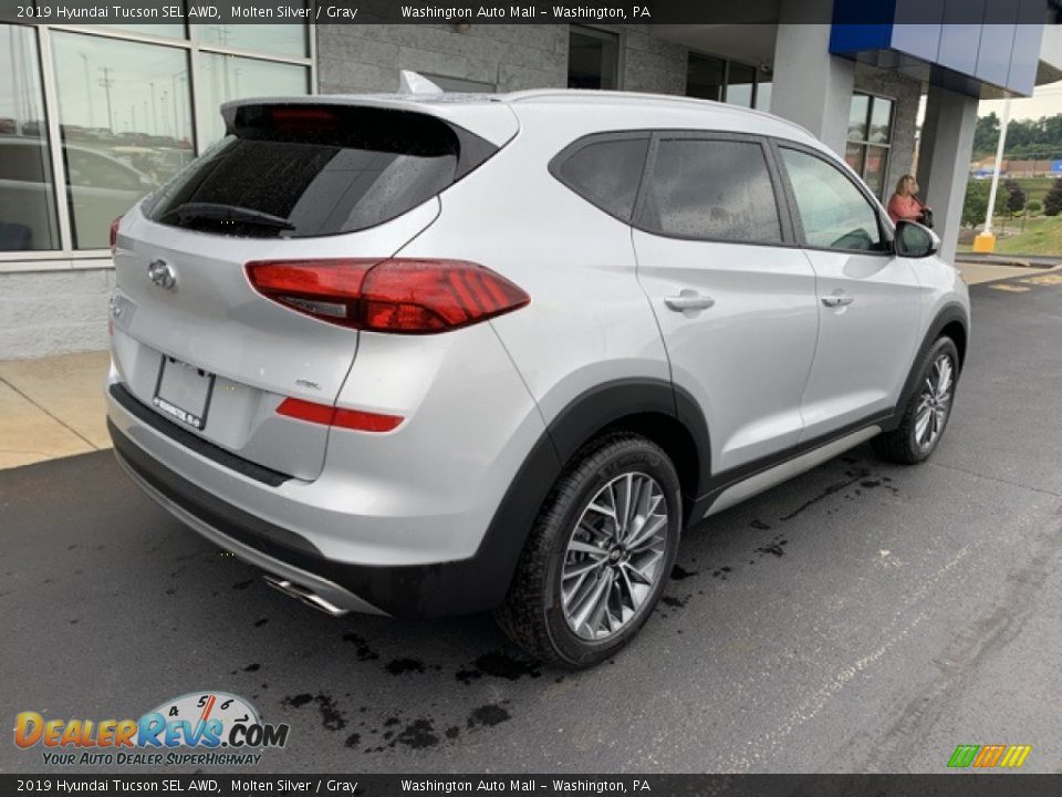 2019 Hyundai Tucson SEL AWD Molten Silver / Gray Photo #4