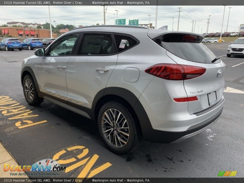 2019 Hyundai Tucson SEL AWD Molten Silver / Gray Photo #6