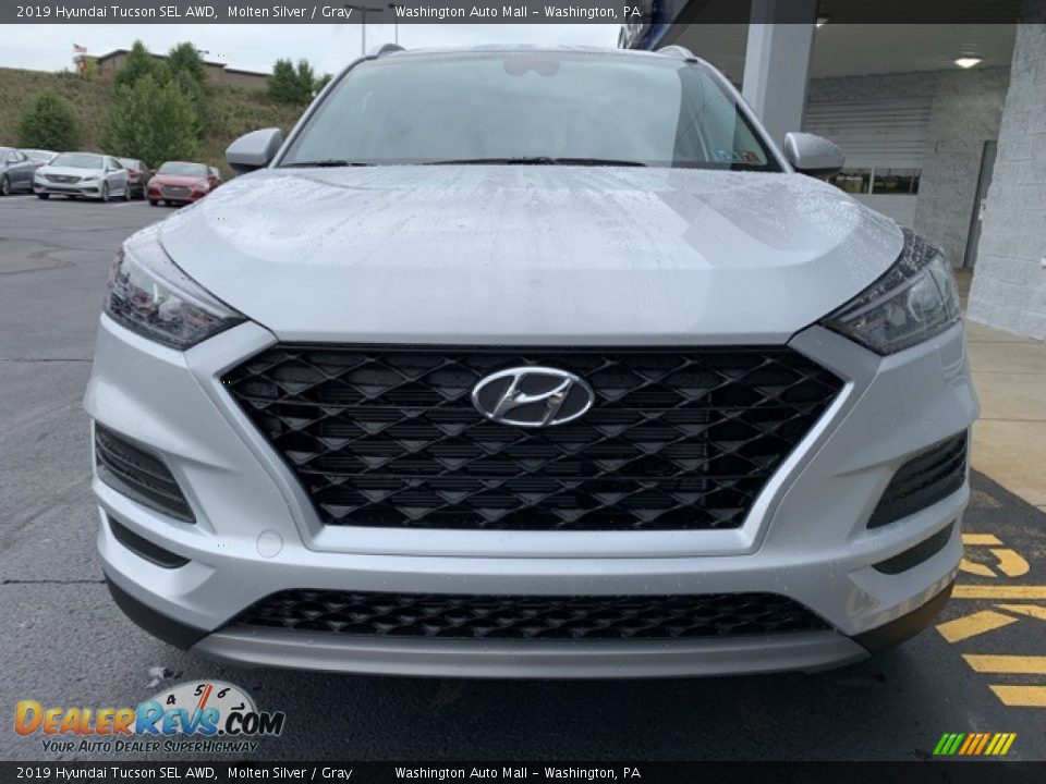 2019 Hyundai Tucson SEL AWD Molten Silver / Gray Photo #8