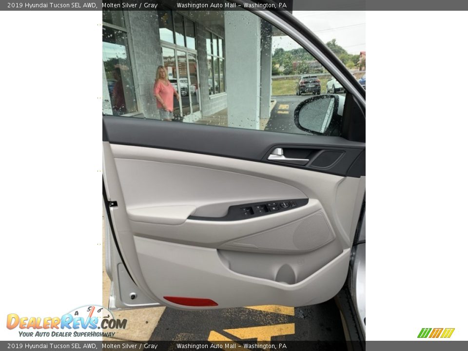2019 Hyundai Tucson SEL AWD Molten Silver / Gray Photo #11