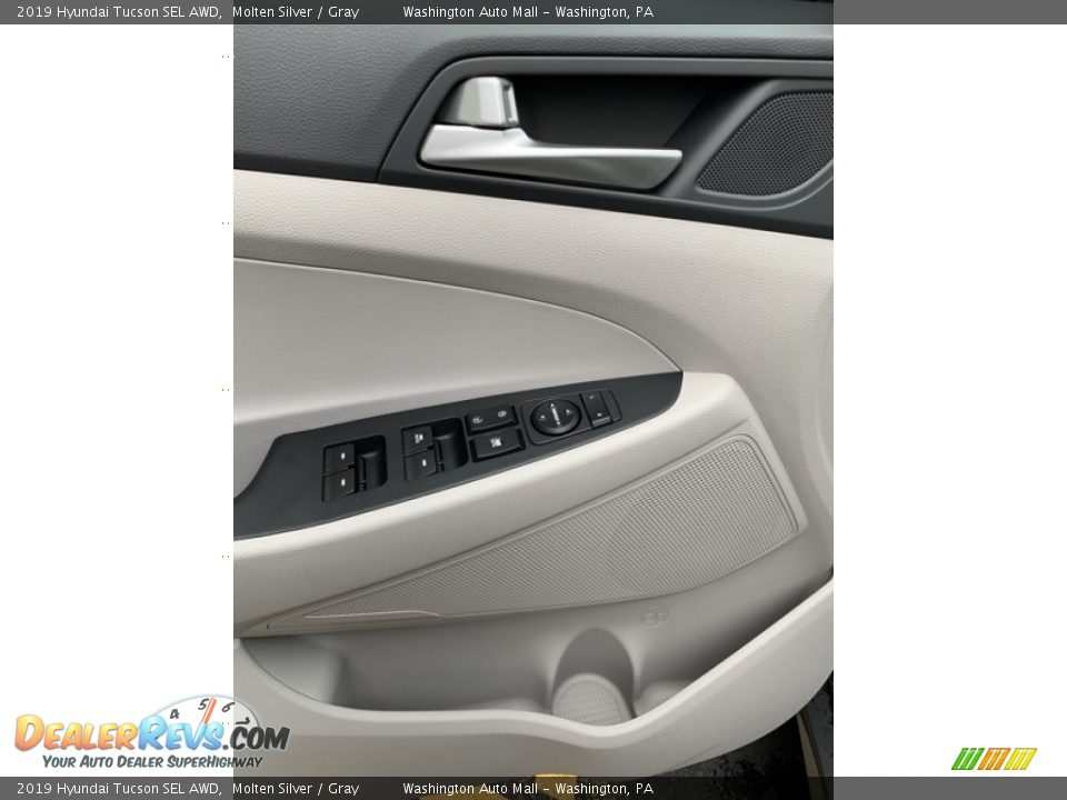 2019 Hyundai Tucson SEL AWD Molten Silver / Gray Photo #12