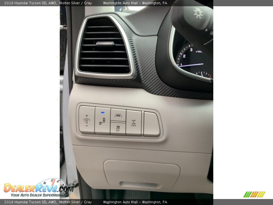 2019 Hyundai Tucson SEL AWD Molten Silver / Gray Photo #13