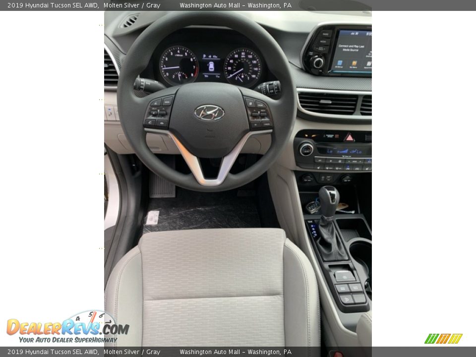 2019 Hyundai Tucson SEL AWD Molten Silver / Gray Photo #14