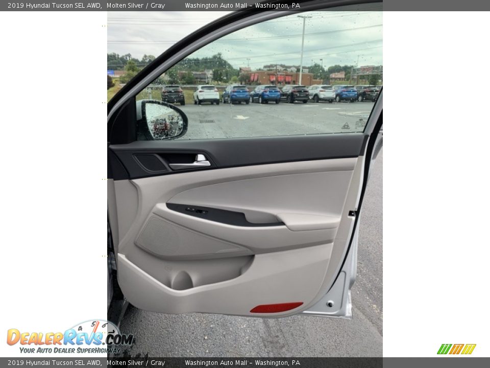 2019 Hyundai Tucson SEL AWD Molten Silver / Gray Photo #27