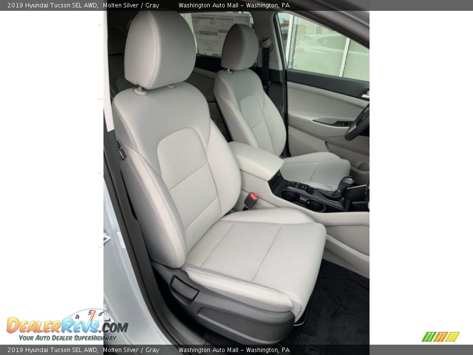 2019 Hyundai Tucson SEL AWD Molten Silver / Gray Photo #28