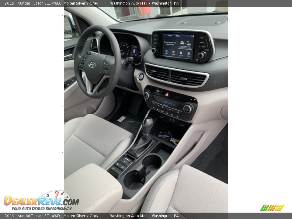 2019 Hyundai Tucson SEL AWD Molten Silver / Gray Photo #29