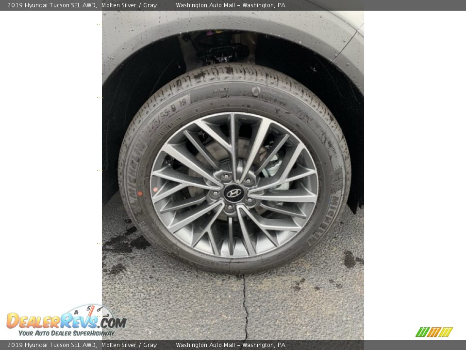 2019 Hyundai Tucson SEL AWD Molten Silver / Gray Photo #30