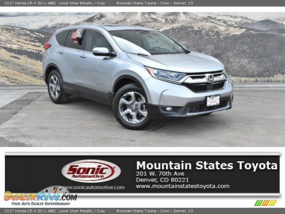 2017 Honda CR-V EX-L AWD Lunar Silver Metallic / Gray Photo #1