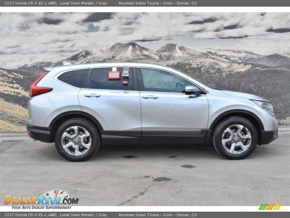 2017 Honda CR-V EX-L AWD Lunar Silver Metallic / Gray Photo #2