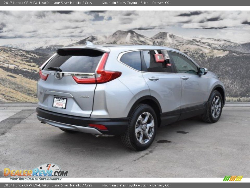 2017 Honda CR-V EX-L AWD Lunar Silver Metallic / Gray Photo #3