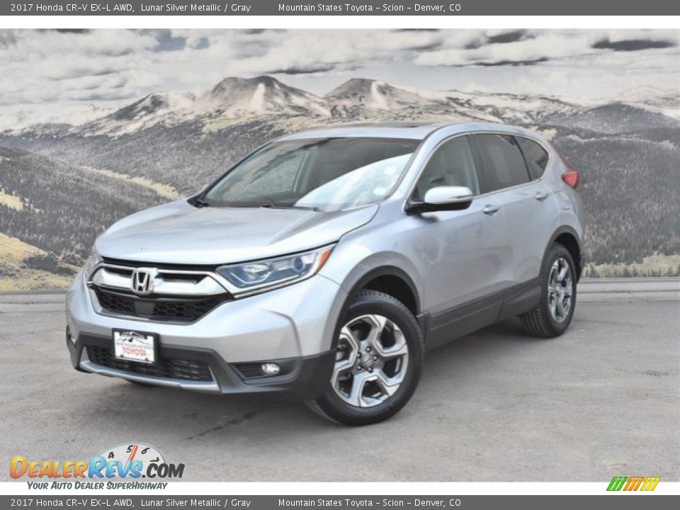2017 Honda CR-V EX-L AWD Lunar Silver Metallic / Gray Photo #5