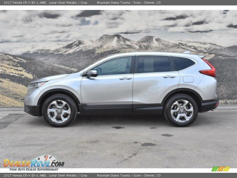 2017 Honda CR-V EX-L AWD Lunar Silver Metallic / Gray Photo #6
