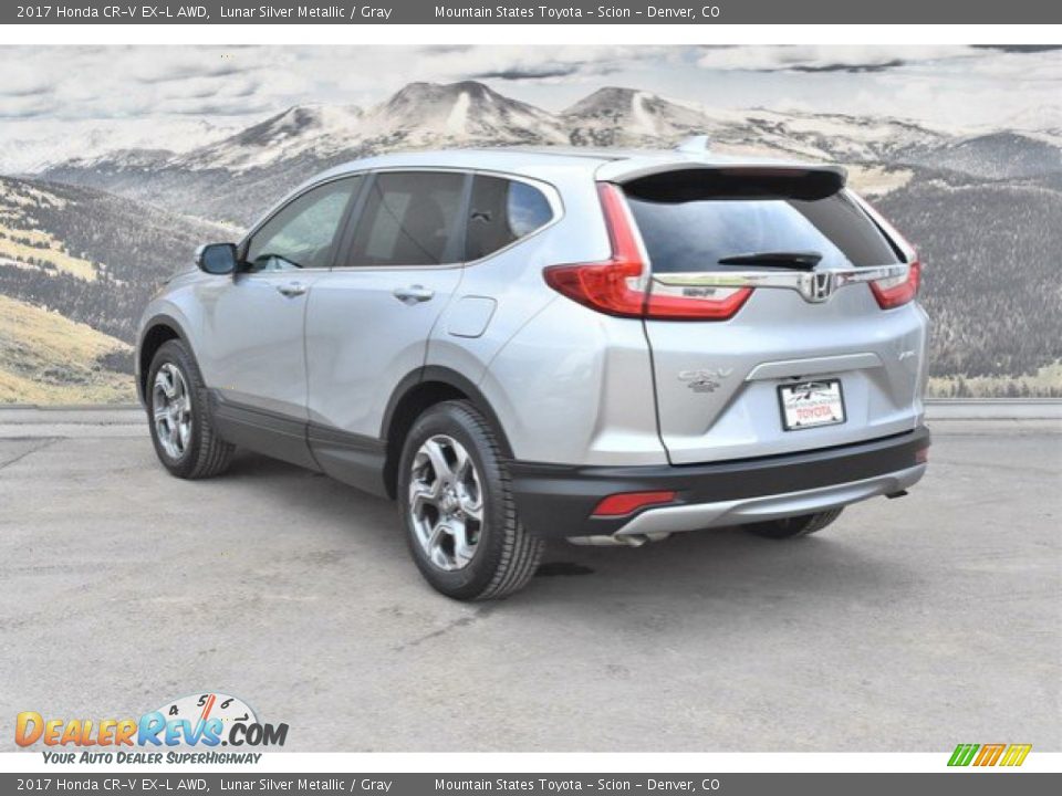 2017 Honda CR-V EX-L AWD Lunar Silver Metallic / Gray Photo #7