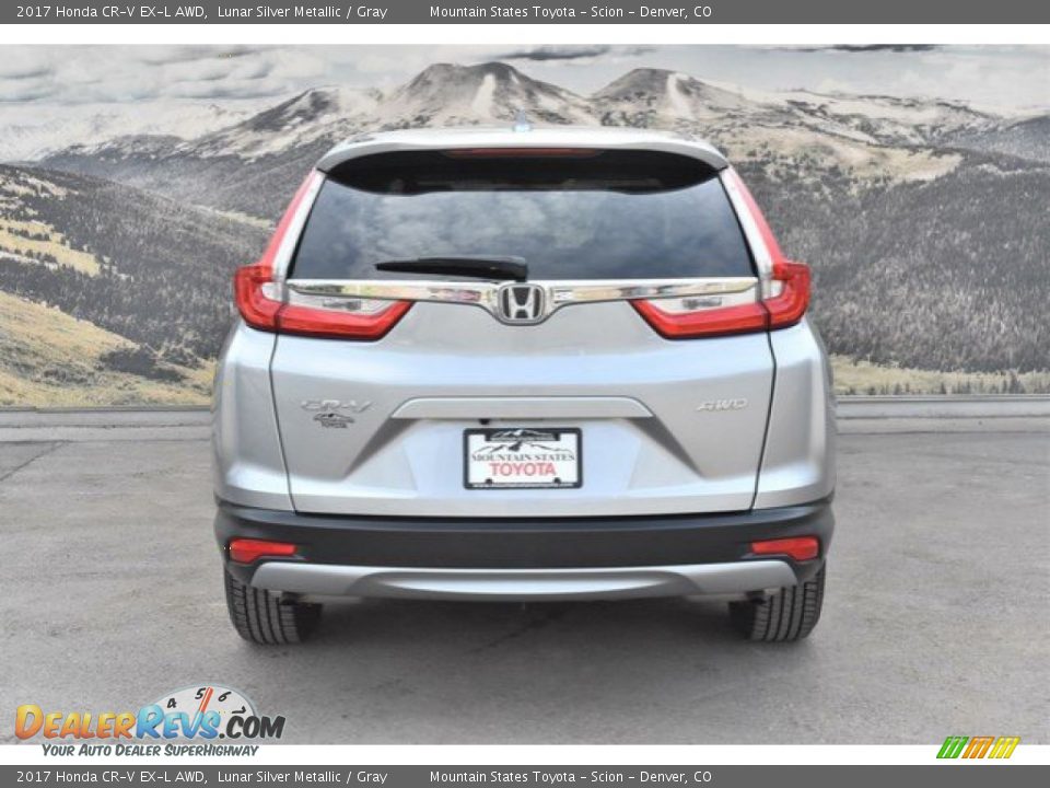 2017 Honda CR-V EX-L AWD Lunar Silver Metallic / Gray Photo #8