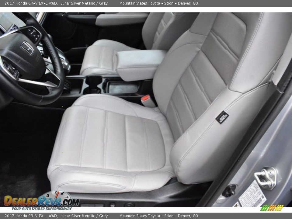 2017 Honda CR-V EX-L AWD Lunar Silver Metallic / Gray Photo #11