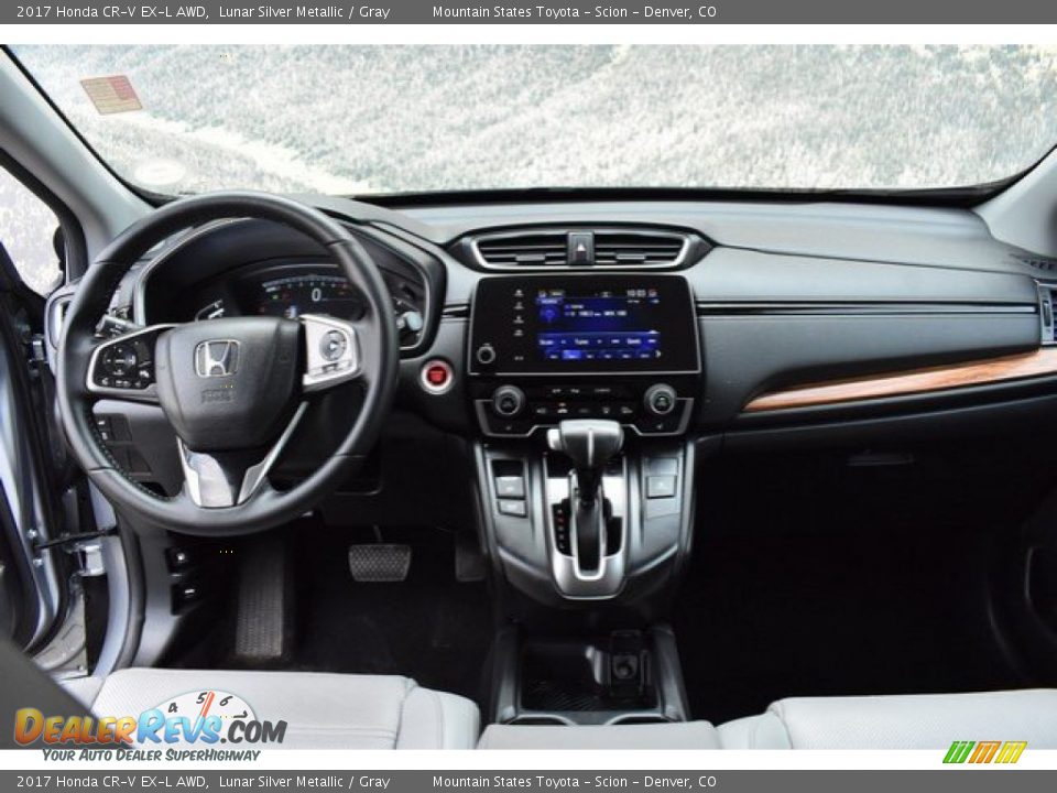 2017 Honda CR-V EX-L AWD Lunar Silver Metallic / Gray Photo #13