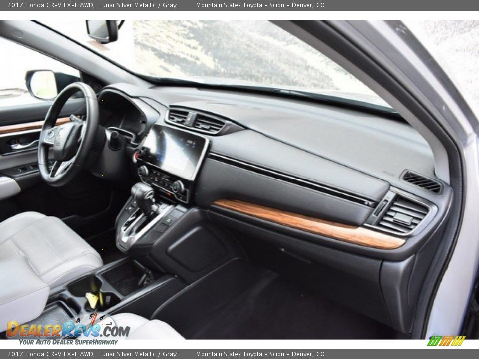 2017 Honda CR-V EX-L AWD Lunar Silver Metallic / Gray Photo #17
