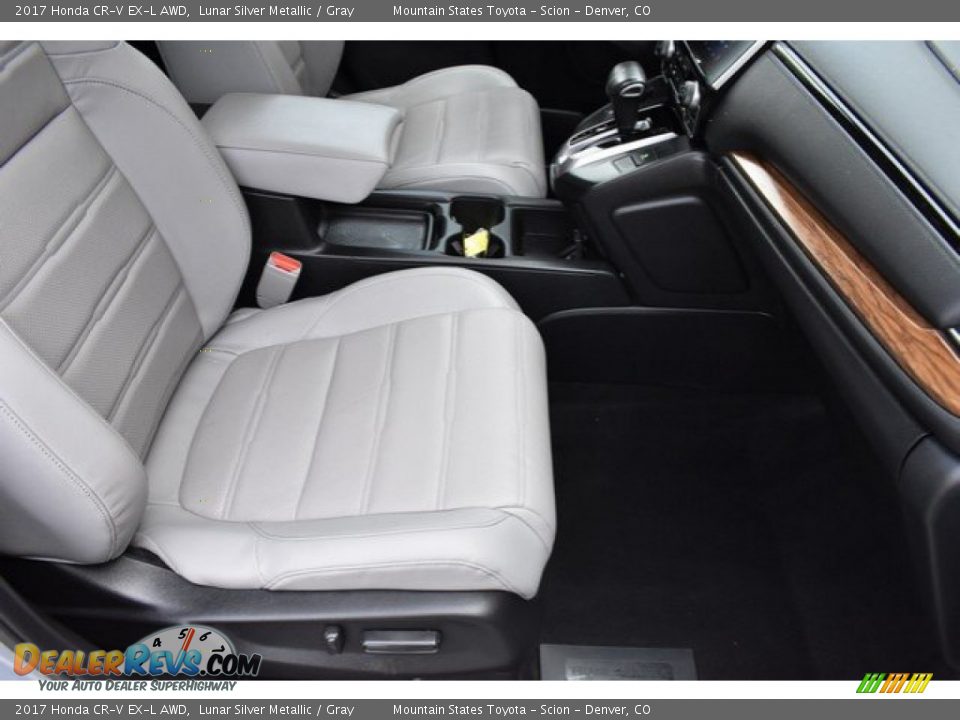 2017 Honda CR-V EX-L AWD Lunar Silver Metallic / Gray Photo #18