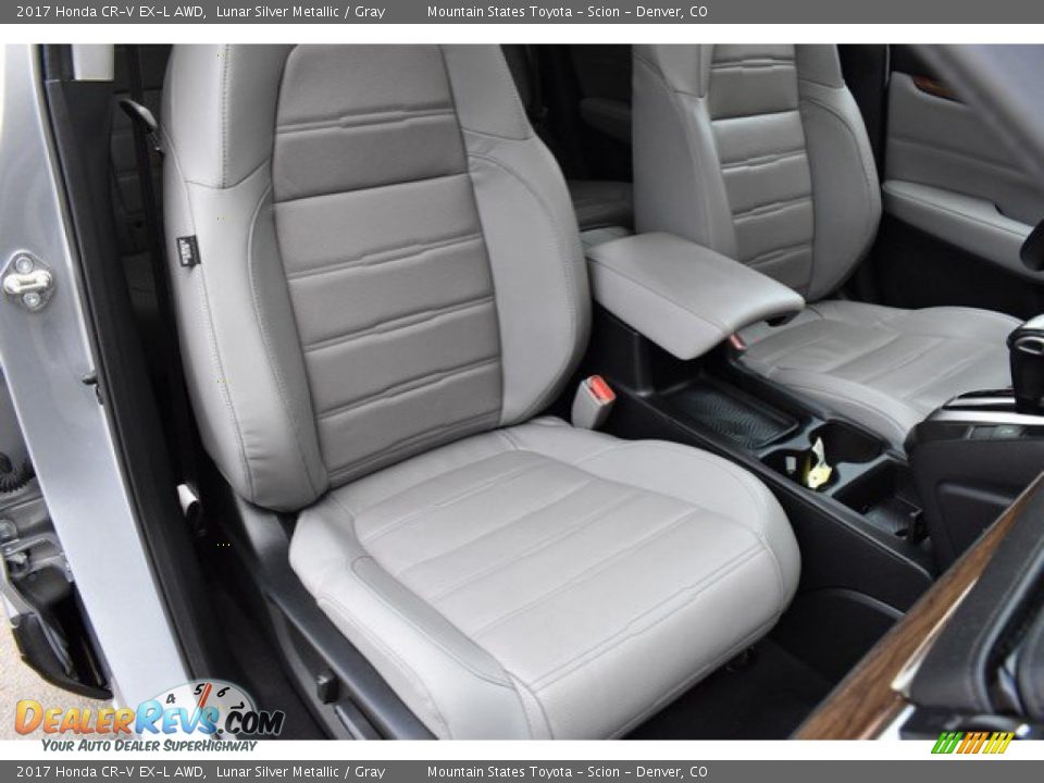 2017 Honda CR-V EX-L AWD Lunar Silver Metallic / Gray Photo #19