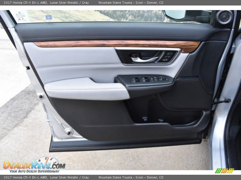 2017 Honda CR-V EX-L AWD Lunar Silver Metallic / Gray Photo #25