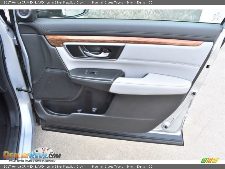 2017 Honda CR-V EX-L AWD Lunar Silver Metallic / Gray Photo #26