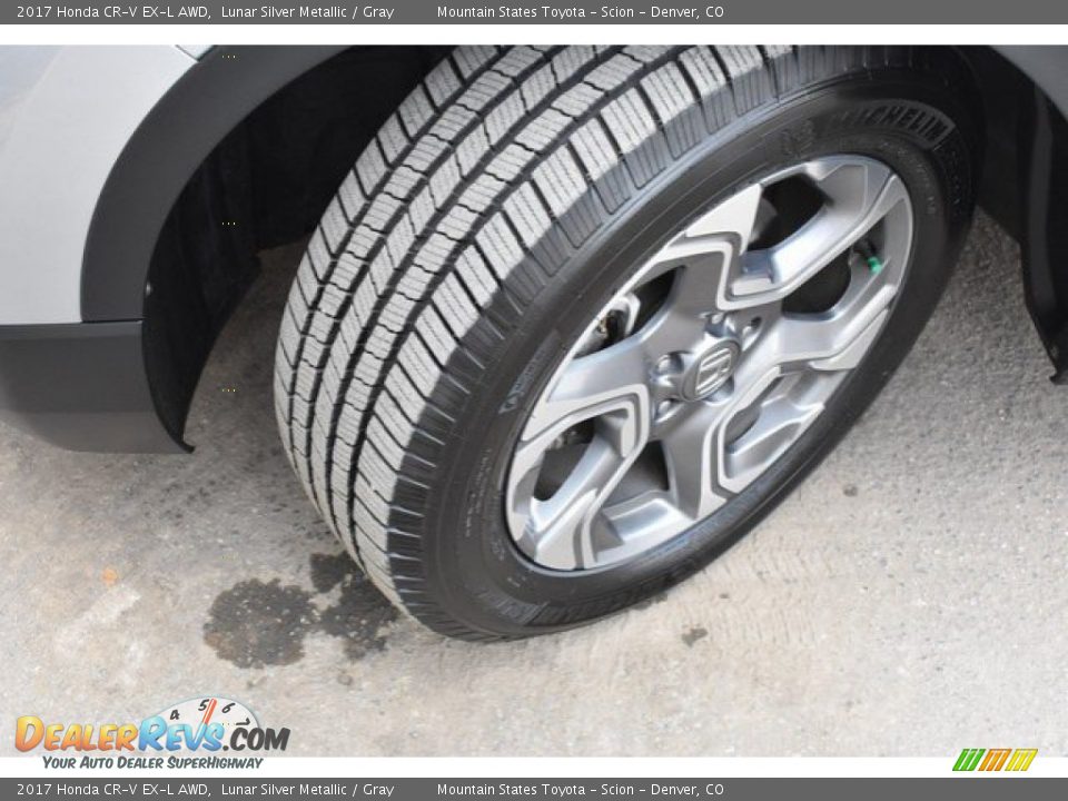 2017 Honda CR-V EX-L AWD Lunar Silver Metallic / Gray Photo #29