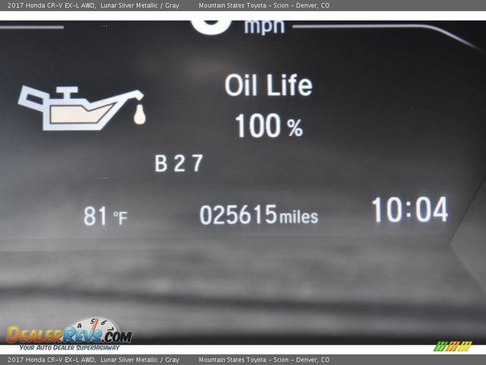 2017 Honda CR-V EX-L AWD Lunar Silver Metallic / Gray Photo #30