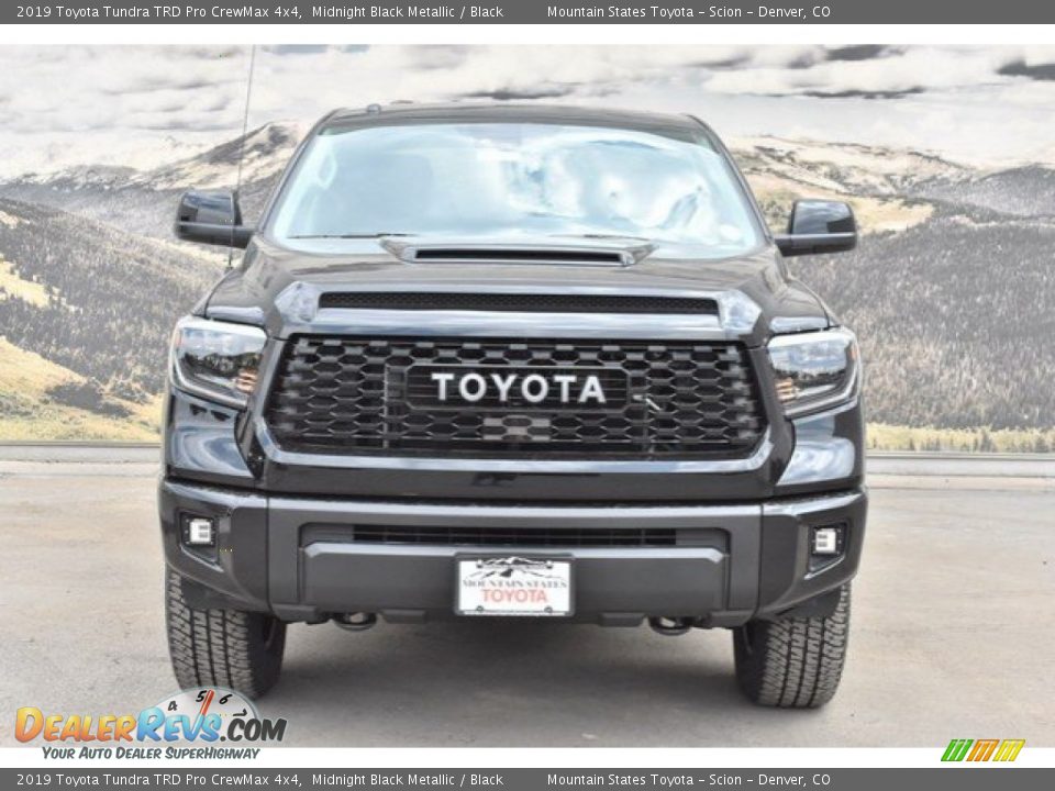 2019 Toyota Tundra TRD Pro CrewMax 4x4 Midnight Black Metallic / Black Photo #2