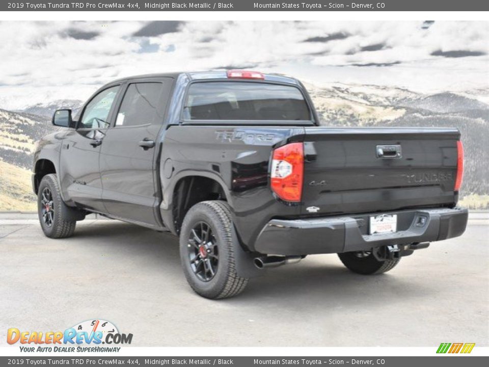 2019 Toyota Tundra TRD Pro CrewMax 4x4 Midnight Black Metallic / Black Photo #3