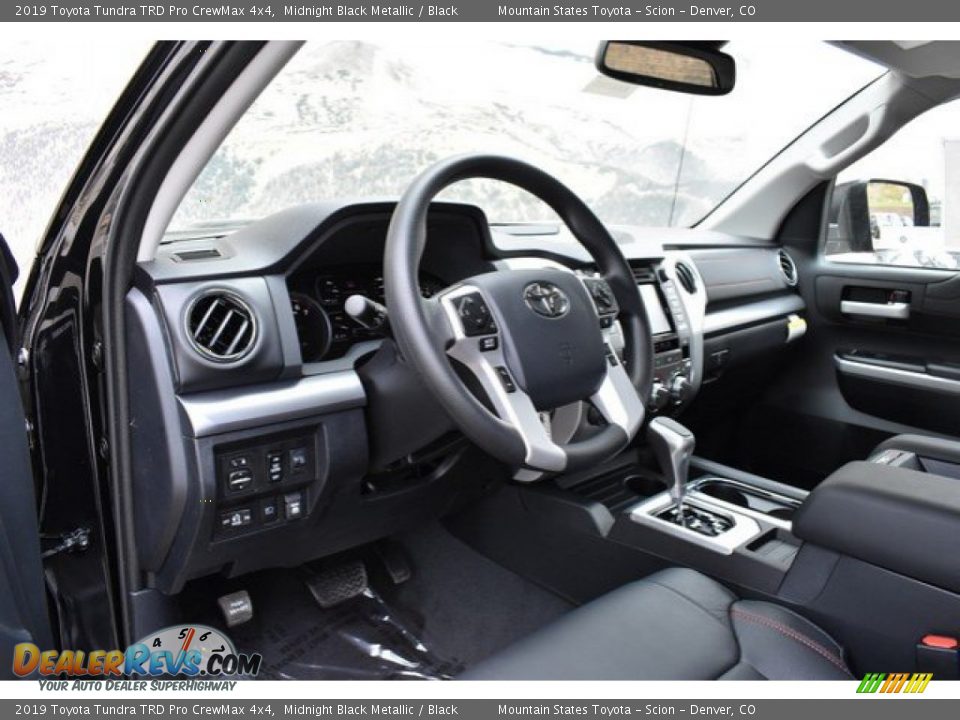 2019 Toyota Tundra TRD Pro CrewMax 4x4 Midnight Black Metallic / Black Photo #5