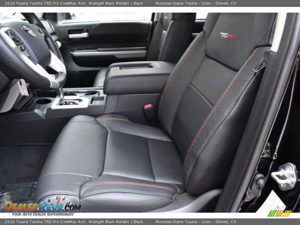 2019 Toyota Tundra TRD Pro CrewMax 4x4 Midnight Black Metallic / Black Photo #6