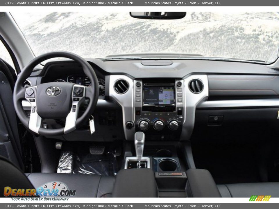 2019 Toyota Tundra TRD Pro CrewMax 4x4 Midnight Black Metallic / Black Photo #7
