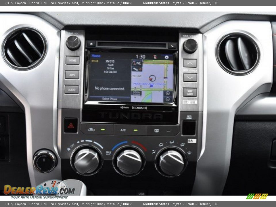 2019 Toyota Tundra TRD Pro CrewMax 4x4 Midnight Black Metallic / Black Photo #9