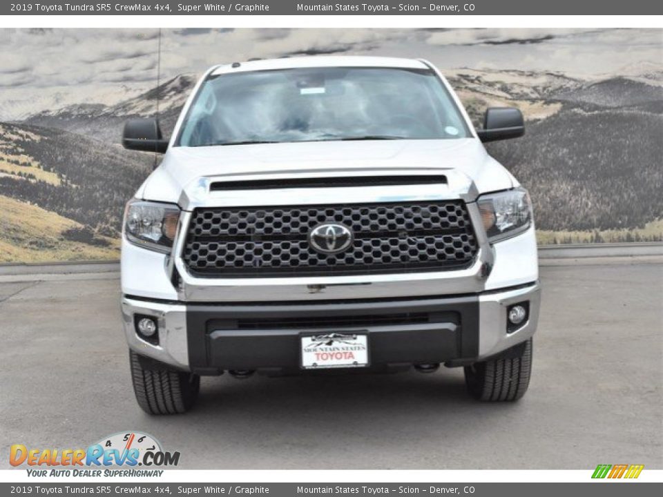 2019 Toyota Tundra SR5 CrewMax 4x4 Super White / Graphite Photo #2