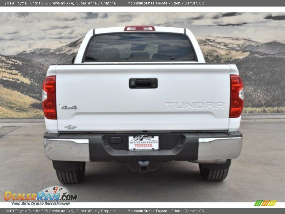 2019 Toyota Tundra SR5 CrewMax 4x4 Super White / Graphite Photo #4