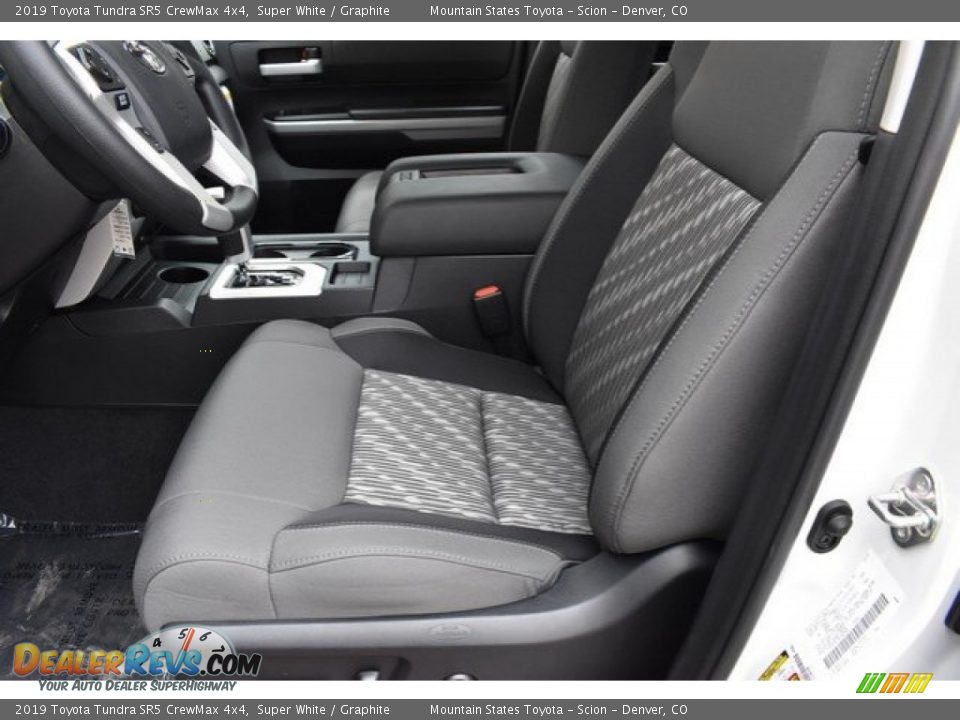 2019 Toyota Tundra SR5 CrewMax 4x4 Super White / Graphite Photo #6