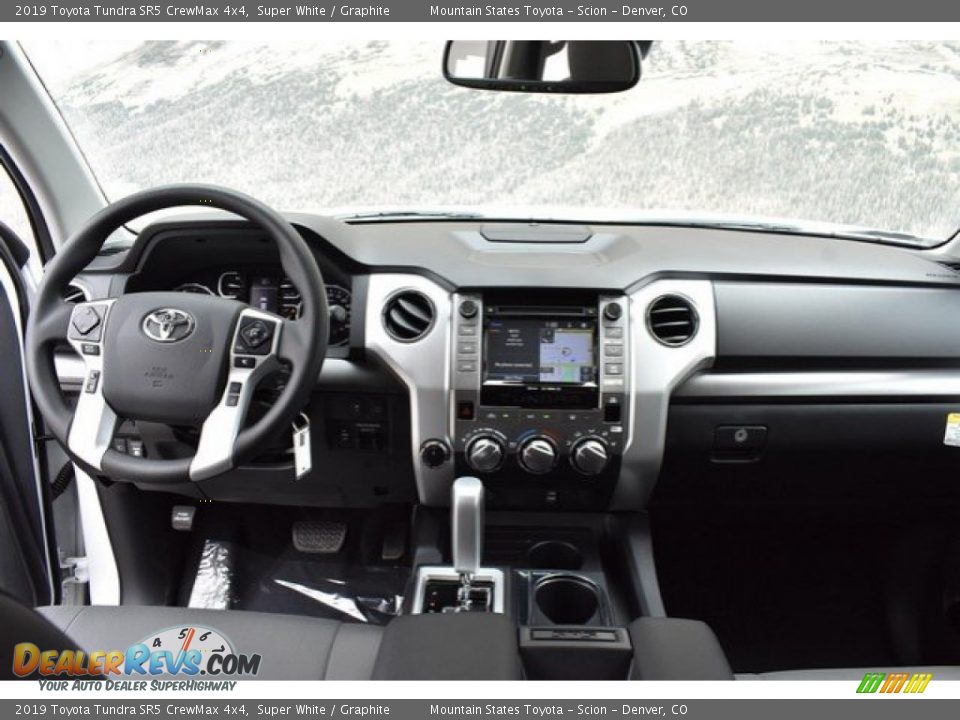 2019 Toyota Tundra SR5 CrewMax 4x4 Super White / Graphite Photo #7