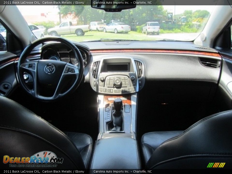 2011 Buick LaCrosse CXL Carbon Black Metallic / Ebony Photo #13