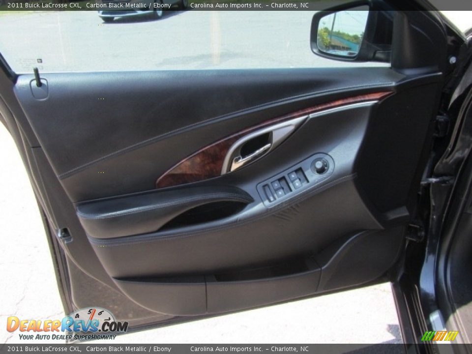 2011 Buick LaCrosse CXL Carbon Black Metallic / Ebony Photo #17