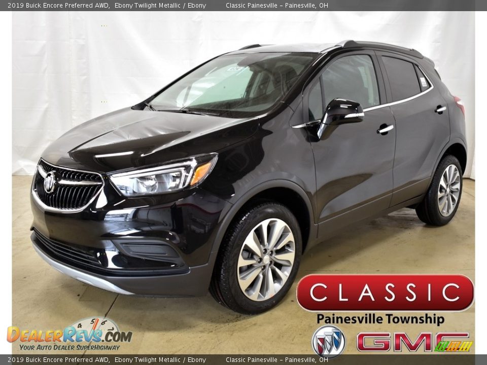 2019 Buick Encore Preferred AWD Ebony Twilight Metallic / Ebony Photo #1