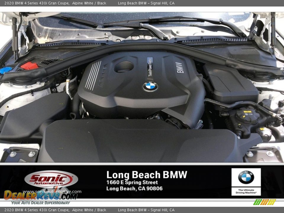 2020 BMW 4 Series 430i Gran Coupe Alpine White / Black Photo #8