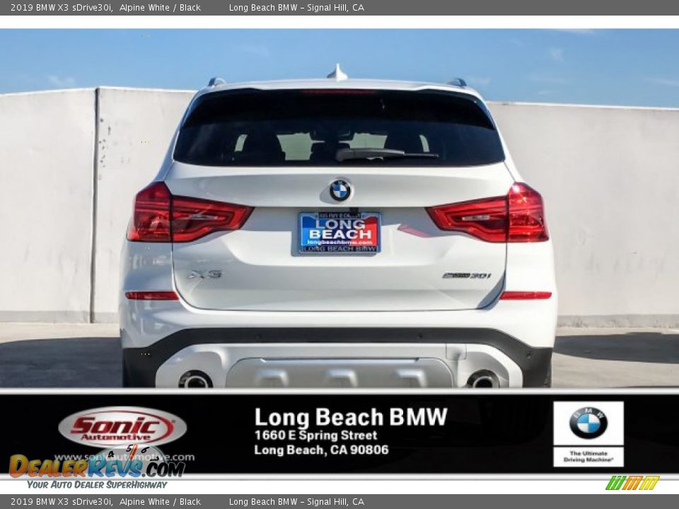 2019 BMW X3 sDrive30i Alpine White / Black Photo #3